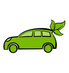 green car environmentally friendly car commute work